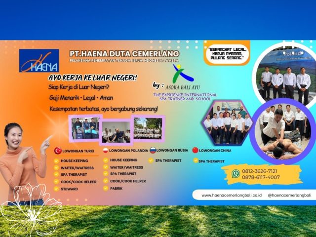 Rekrutmen Tenaga Kerja Luar Negeri PT Haena Duta Cemerlang Tahun 2026