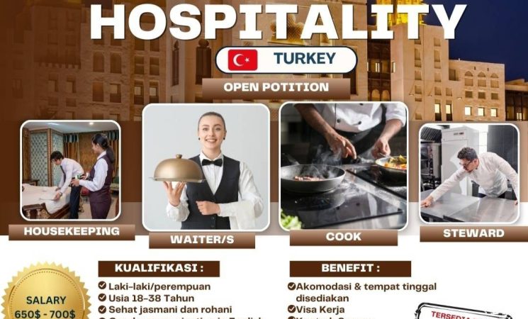 PENGUMUMAN RESMI REKRUTMEN TENAGA KERJA LUAR NEGERI (TURKI) – PT. HAENA DUTA CEMERLANG